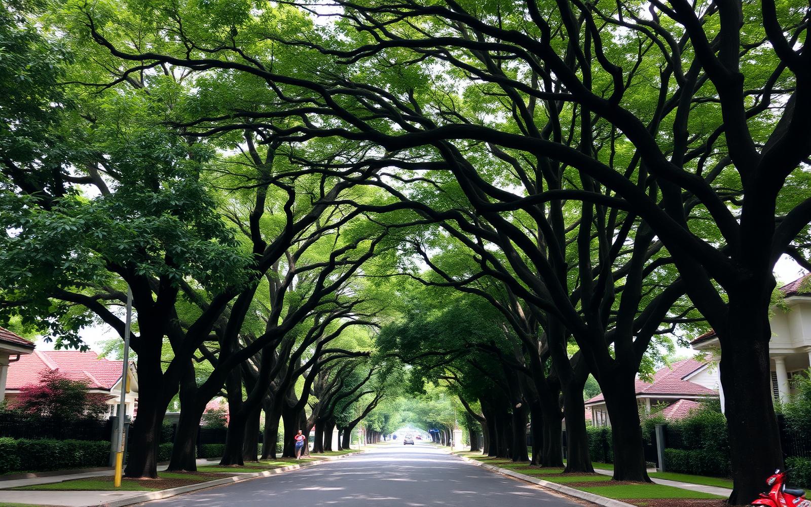 Quiet leafy street in the Ardmore / Draycott Park pocket near Orchard